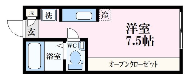 イリス堀越の物件間取画像